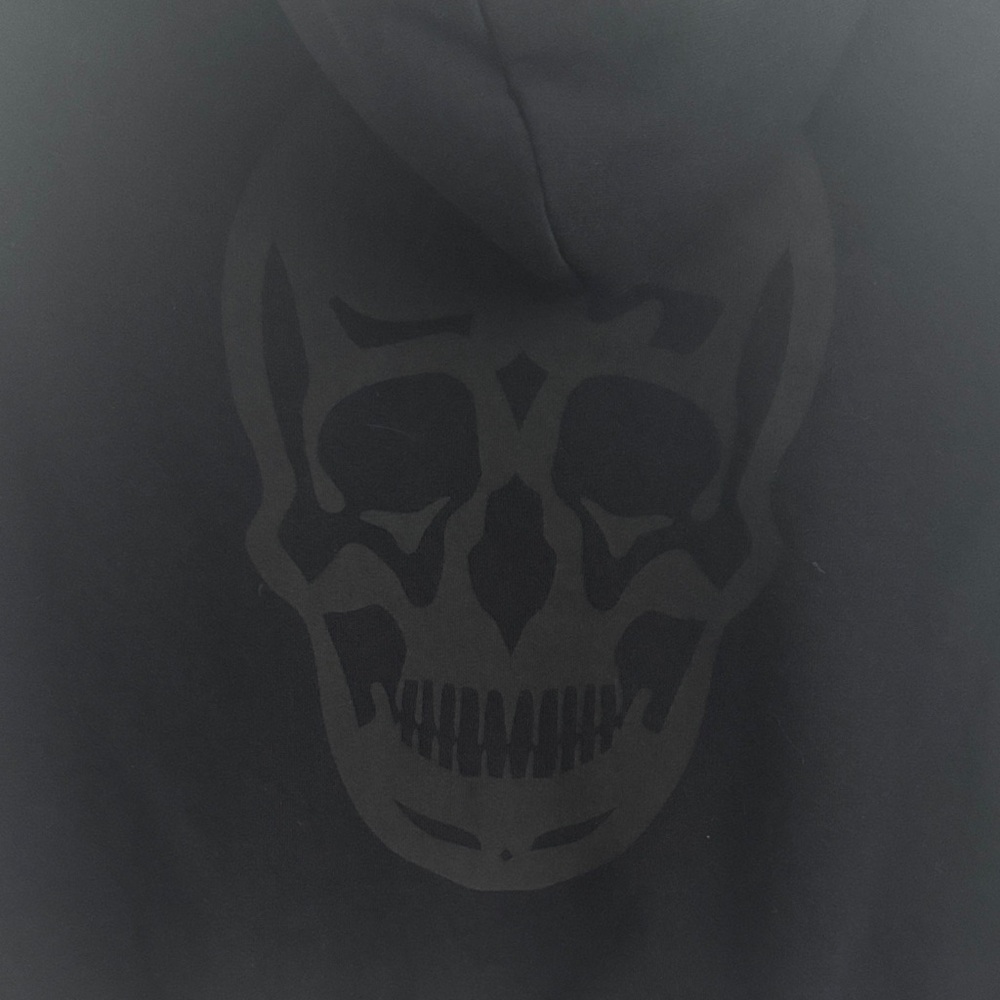 Black Skull Hoodie Sweater